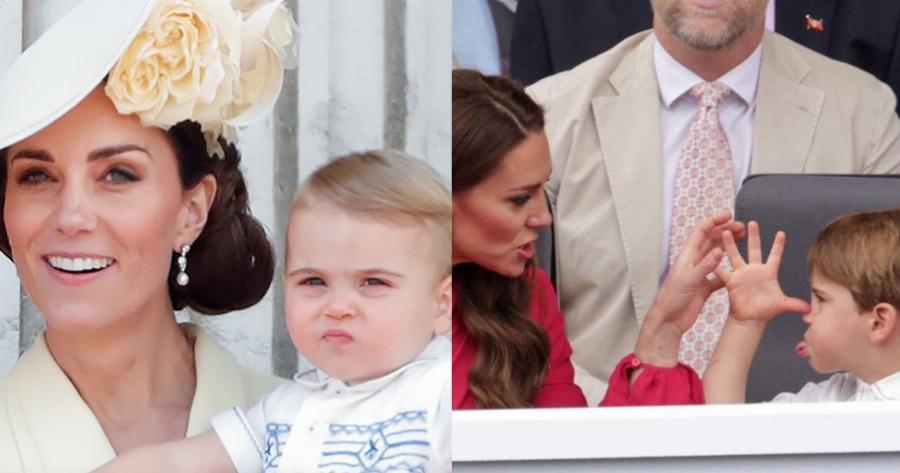 Βασιλική οικογένεια: Ο Λούις έκλεψε ξανά την παράσταση – Έβγαλε τη γλώσσα και έκλεισε το στόμα στην έξαλλη Κέιτ