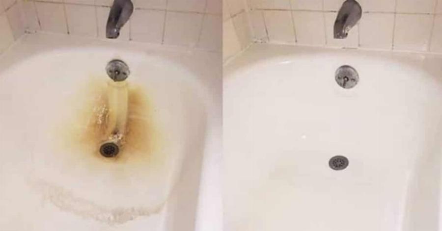 Κιτρινίλα στη μπανιέρα: Υπάρχει λύση για να τη διώξετε με έξυπνο και φυσικό τρόπο