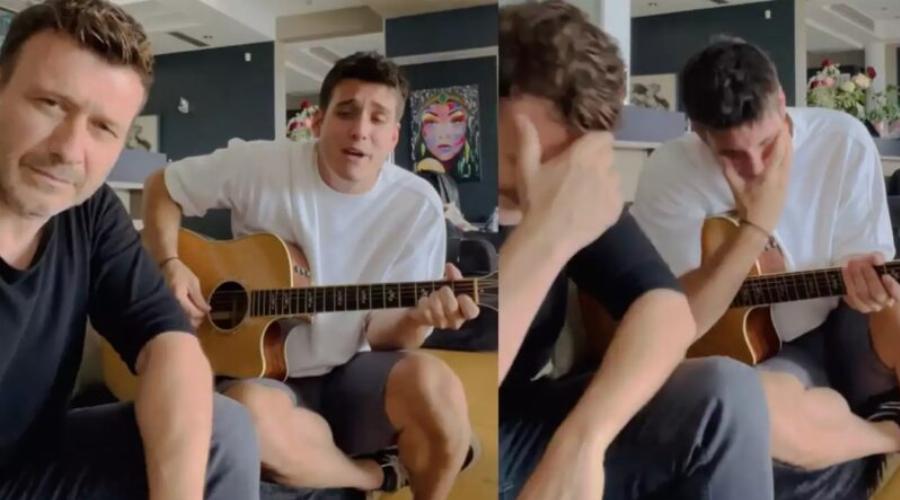 «Όχι βρε μάνα, μη μιλάς»: Η παρέμβαση της μαμάς του Πλούταρχου σε βίντεο του που κάνει το γύρο του διαδικτύου