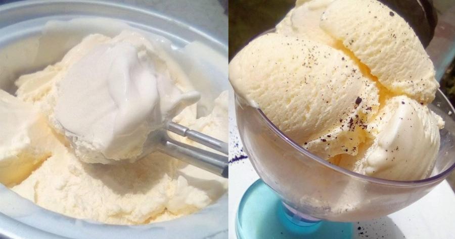 Σπιτική συνταγή για παγωτό: Εύκολο παγωτό βανίλια με ζαχαρούχο γάλα, που δεν παγώνει και παραμένει μαλακό στην κατάψυξη