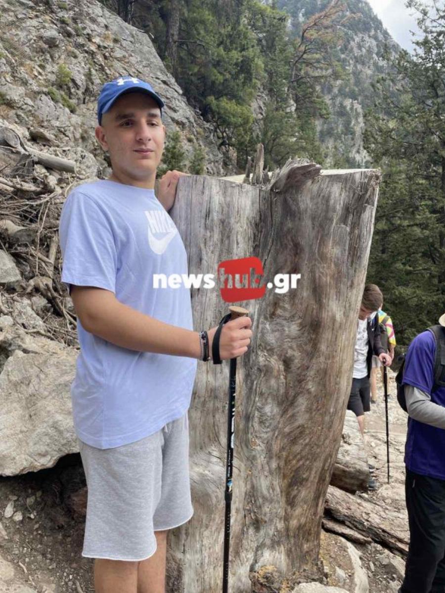 Ο Ανδρέας διέσχισε το Φαράγγι της Σαμαριάς και παρέδωσε μαθήματα δύναμης – Η απώλεια όρασης δεν τον εμπόδισε