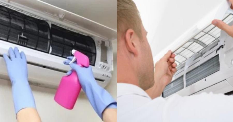 Κλιματιστικό: Ο εύκολος και γρήγορος τρόπος για  να το καθαρίσετε – Μυρίζει φρεσκάδα με μόνο 2 υλικά