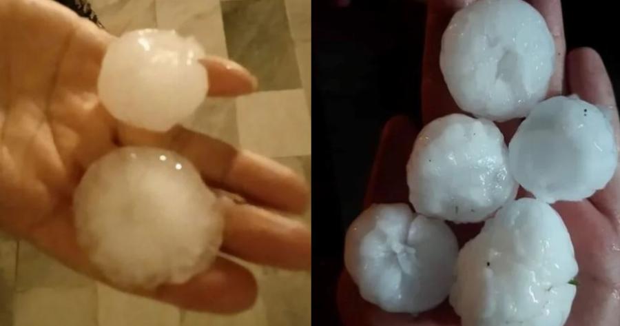 Καστοριά: Χαλαζόπτωση…σε απίστευτα μεγέθη – Μία γυναίκα τραυματίστηκε στον ώμο