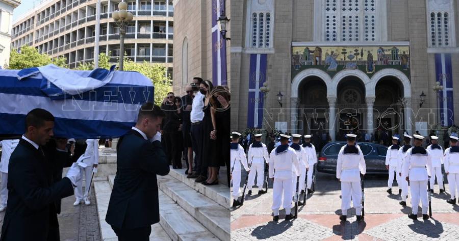 Γιάννης Κοντούλης: Με τιμές ναυάρχου η κηδεία – Το τελευταίο αντίο στον σύζυγο της Δέσποινας Μοιραράκη