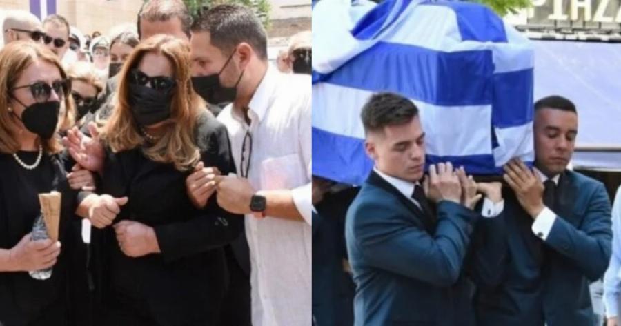 Κηδεία Γιάννη Κοντούλη: Κατέρρευσε πάνω στο φέρετρο η Δέσποινα Μοιραράκη – Ο σπαρακτικός επικήδειος