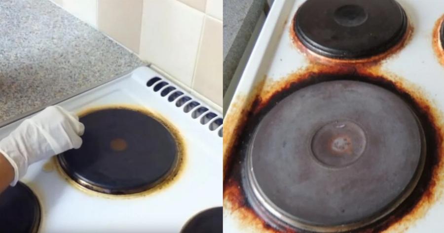 Συμβουλές για το σπίτι: Εμαγιέ μάτια κουζίνας – Ο έξυπνος και απλός τρόπος για να καθαρίζετε τα λίπη και να γίνουν σαν καινούρια