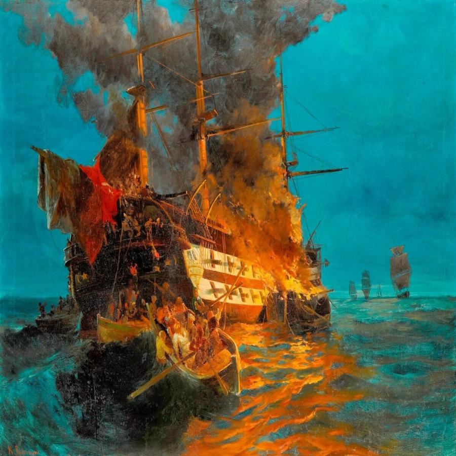 Κωνσταντίνος Κανάρης: Η θρυλική φιγούρα, που ανατίναξε τη τουρκική ναυαρχίδα για να εκδικηθεί τους Τούρκους