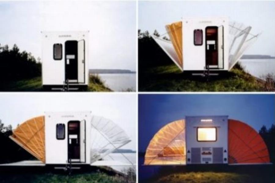 Είναι μόλις 30τμ, το μεταφέρεις όπου θες, κοιμίζει 4 άτομα και μεταμορφώνεται ανάλογα με τις ανάγκες σου