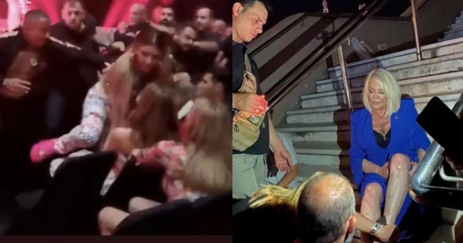 Πρωτόγνωρες σκηνές για την Ελλάδα σε διαγωνισμό: Αποχώρησε η Παπαρίζου και τραυματίστηκε η Κορομηλά