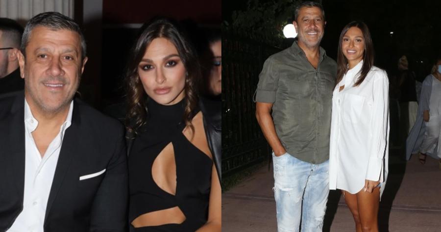 Πιο ερωτευμένοι από ποτέ σε βραδινή τους έξοδο η Ναυσικά Παναγιωτακοπούλου και Κώστας Πηλαδάκης