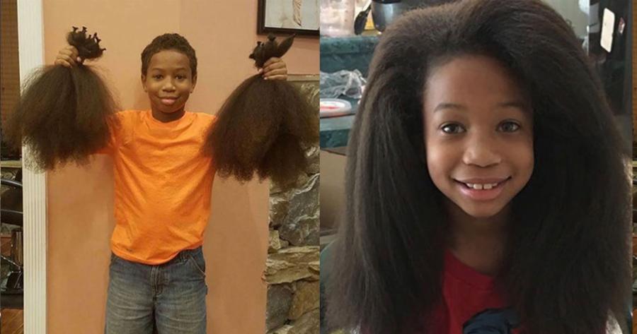 Σπουδαία πράξη αγάπης: 8χρονος μάκραινε τα μαλλιά του για 2 χρόνια για να τα δωρίσει στους καρκινοπαθείς