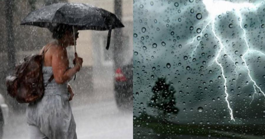 Έρχονται καταιγίδες και χαλάζι – Κακοκαιρία μέχρι την Παρασκευή: Έκτακτο δελτίο επιδείνωσης καιρού