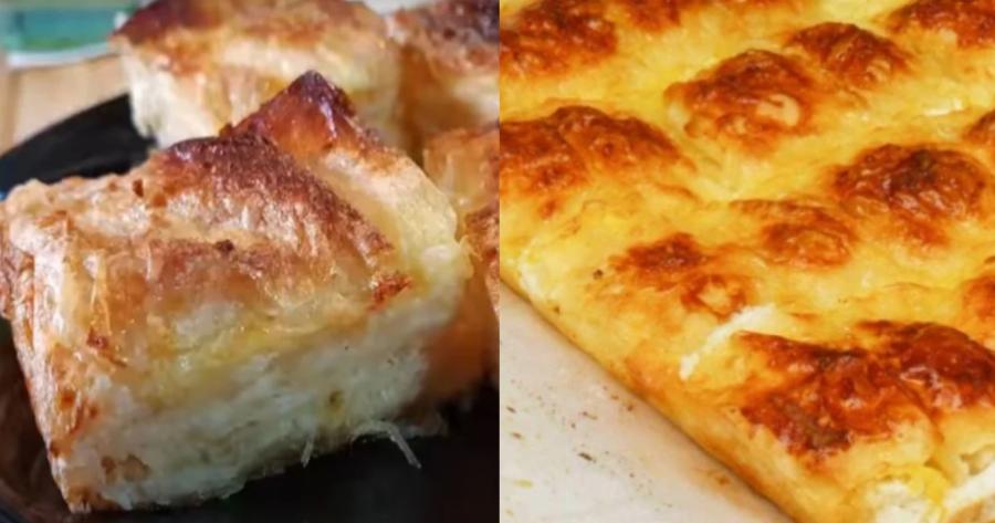 Λαχταριστή τυρόπιτα, αφράτη μέσα και τραγανή απέξω μόνο με λίγα υλικά