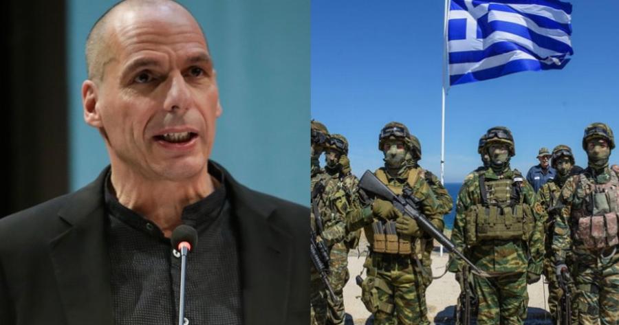Γιάνης Βαρουφάκης: «Δεν υπάρχει λόγος ύπαρξης της στρατιωτικής θητείας»