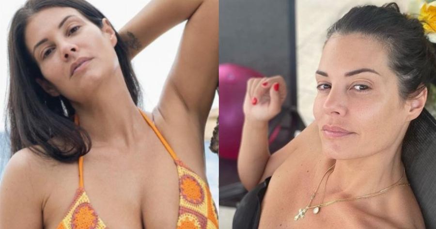 Θα ζήλευε μέχρι και η Μπελούτσι: Η Μαρία Κορινθίου δείχνει το σώμα της με μαγιό, χωρίς ρετούς και εντυπωσιάζει