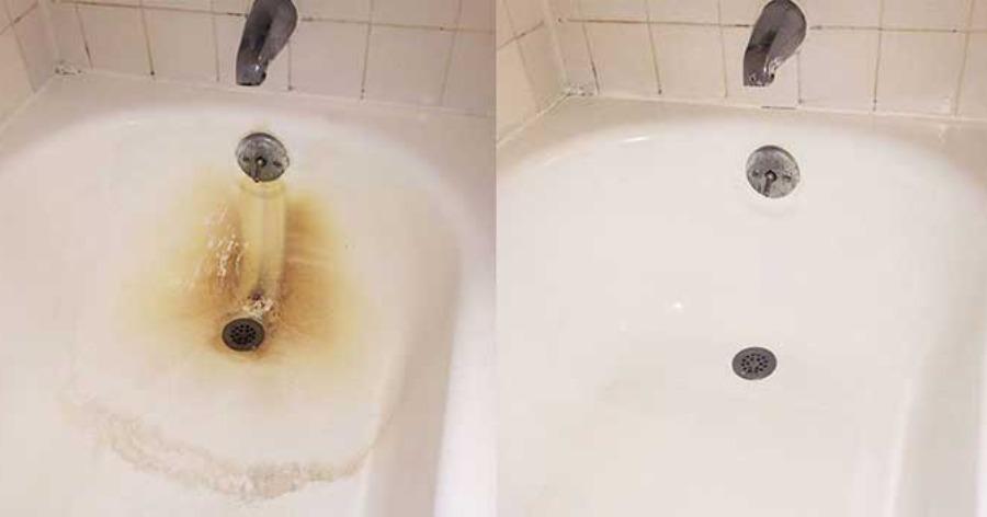 Με 2 υλικά εξαφανίζει την σκουριά: Το θαυματουργό σπιτικό καθαριστικό που θα καθαρίσει τη σκουριά από το μπάνιο στο λεπτό