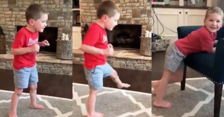 Αληθινή ιστορία: 5χρονος που του είπαν πως δεν θα περπατήσει ποτέ κάνει τα πρώτα του βήματα και αφήνει άφωνους τους γιατρούς