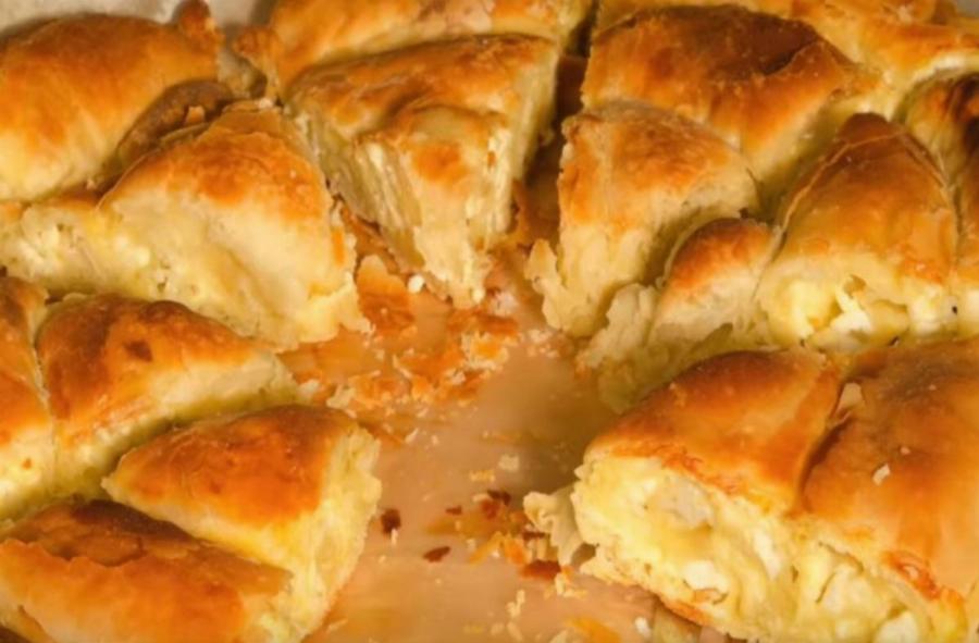 Η συνταγή του βοσκού: Πεντανόστιμη επτάφυλλη τυρόπιτα με κασέρι και φέτα – Πανεύκολη και χωρίς κόπο για το κυριακάτικο τραπέζι