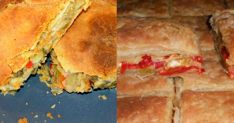 Γιαγιαδίστικη πατατόπιτα από το χωριό: Η παραδοσιακή συνταγή με κόκκινες πιπεριές και φρέσκα υλικά