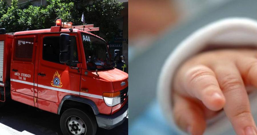 «Ήταν μούσκεμα στον ιδρώτα και με το ζόρι ανέπνεε»: Πυροσβέστες πρόλαβαν και έσωσαν βρέφος που το είχαν ξεχάσει στο αυτοκίνητο