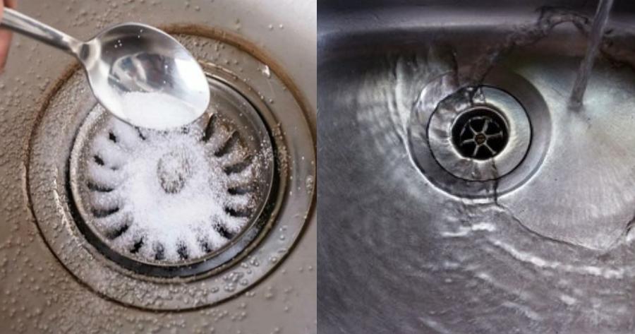 Πήρε και έριξε αλάτι στον νεροχύτη – Το αποτέλεσμα θα σας αφήσει άφωνους