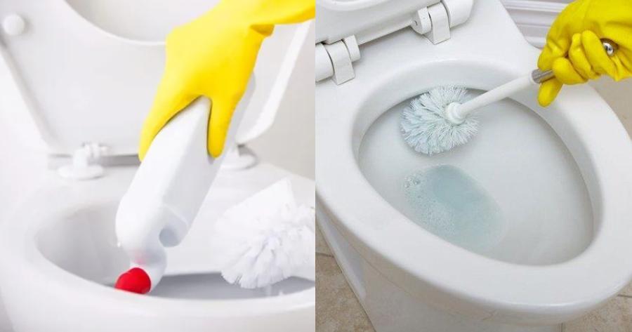 Κόλπο του ενός λεπτού: Το μυστικό για να καθαρίσετε πανεύκολα τη λεκάνη του μπάνιου