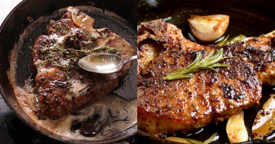 Για τους καλοφαγάδες της παρέας: Αυτό είναι το μυστικό για τις τέλειες μπριζόλες στο τηγάνι για να δεις αν είναι όπως ακριβώς τη θέλεις