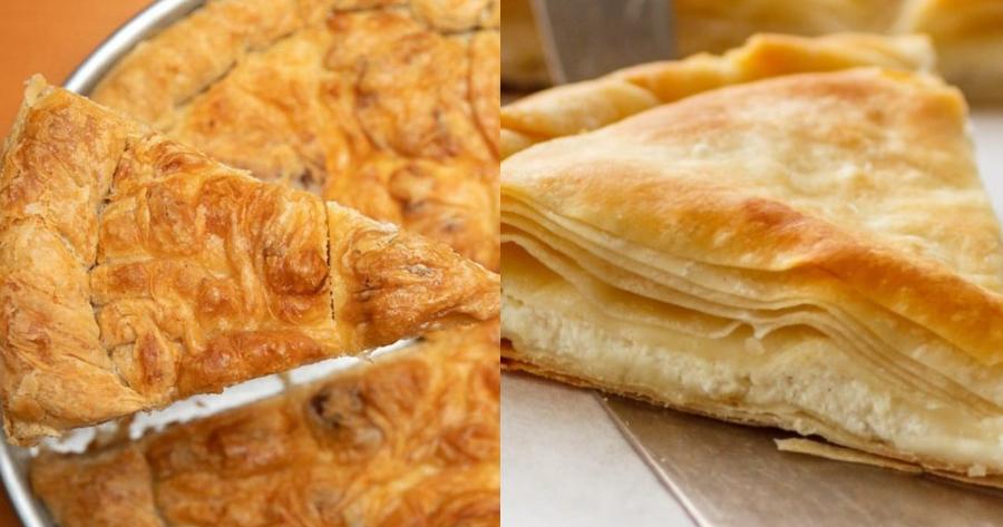 Σκέτο ποίημα: Τραγανή Βολιώτικη τυρόπιτα με κασέρι και σιμιγδάλι – Δεν θα μείνει κανένα κομμάτι στο ταψί