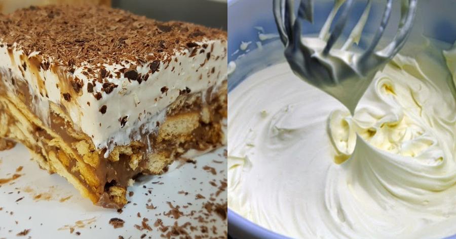 Ονειρικό με 3 κινήσεις: Αφράτο και δροσερό μπισκοτογλυκό ψυγείου – Έτοιμο σε 15 λεπτά