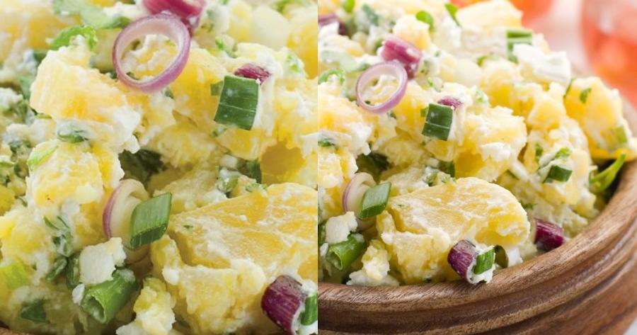 Το απόλυτο καλοκαιρινό γεύμα: Πατατοσαλάτα, ελαφριά και δροσερή για τις ημέρες του καύσωνα