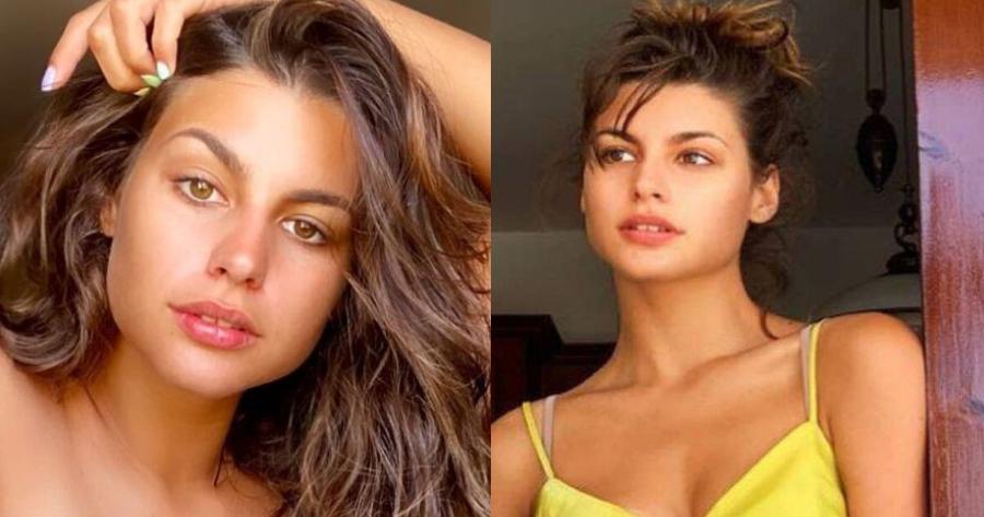 Σαν πραγματική γοργόνα: Η πόζα της Θοδώρας απο τον Σασμό με φούξια μαγιό πεσμένη στην άμμο θα σας ξετρελάνει με την ομορφιά της