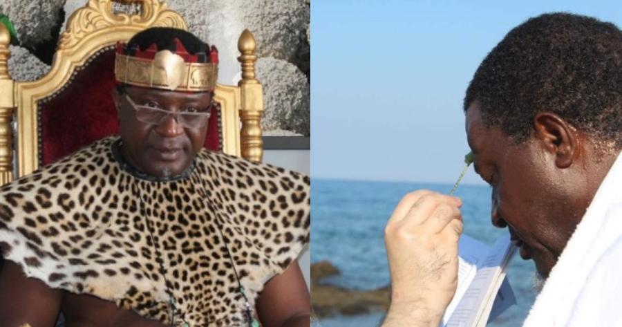 Συγκινητική στιγμή: Βασιλιάς από την Ακτή Ελεφαντοστού βαφτίστηκε Χριστιανός στο Άγιο Όρος