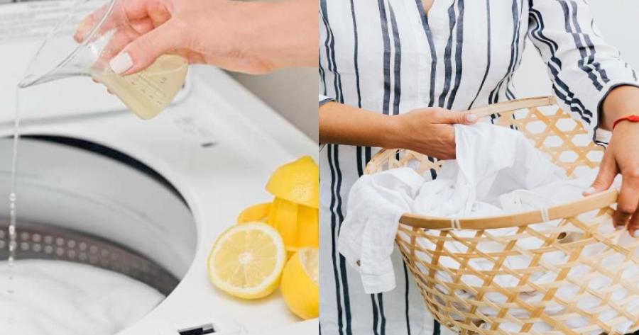 Ρίχνει μια κούπα από χυμό λεμονιού μέσα στο πλυντήριο ρούχων – Το αποτέλεσμα θα σας ενθουσιάσει