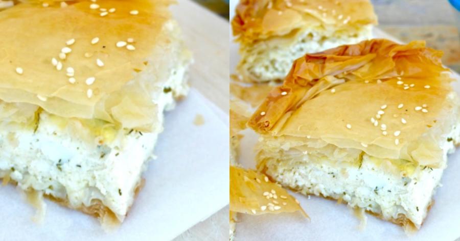 Μπουκιά και συχώριο: Αφράτη vegan τυρόπιτα – Πανεύκολη συνταγή και πεντανόστιμη