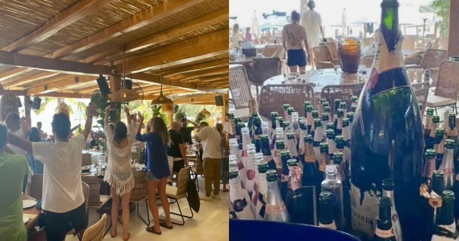 Πάρτι για γερά πορτοφόλια στη Mύκονο: Άνοιξαν 300 σαμπάνιες και πλήρωσαν το ασύλληπτο ποσό των 60.000 ευρώ