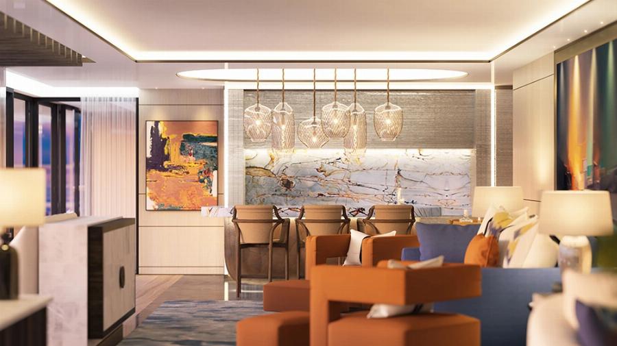 Ένα πλωτό παλάτι: Η μεγαλύτερη θαλαμηγός του πλανήτη- 39 σουίτες, τεράστιες πισίνες, κελάρι με 10.000 κρασιά