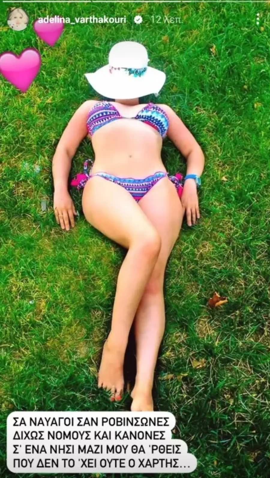 Αποστομωτική η πρώτη φωτογραφία της Αντελίνας Βαρθακούρη με μαγιό, μετά την τεράστια απώλεια κιλών