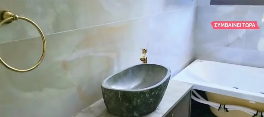 Χρυσό «παλάτι» το σπίτι του Μαυρίκιου και της Ιλάειρα: Η ολοκαίνουργια σπιταρόνα με χρυσά χερούλια, μάρμαρα παντού, πισίνα με υδρομασάζ