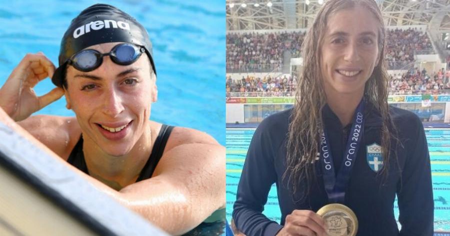 Χρυσό μετάλλιο για τη Ντουντουνάκη στα 50μ. πεταλούδα: Μεσογειακοί αγώνες 2022