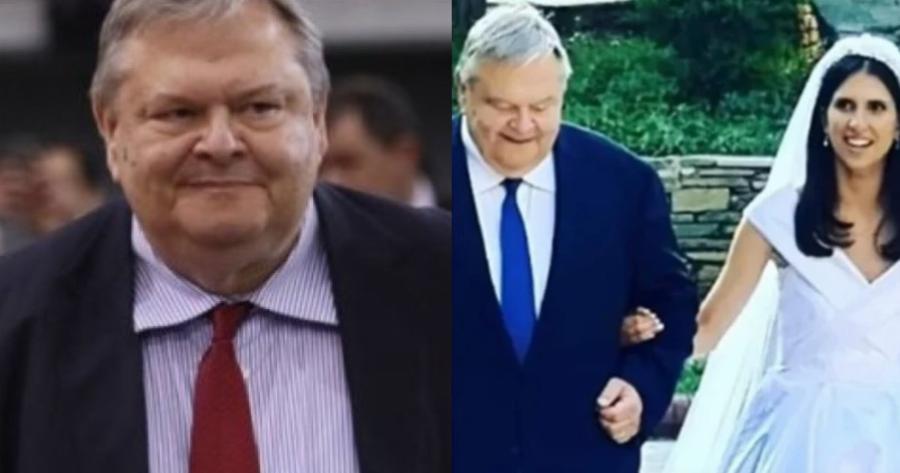 Ευάγγελος Βενιζέλος: Πάντρεψε την κόρη του Ελβίνα –  Στιγμιότυπα από το μυστήριο και το ταγκό με τον πατέρα της