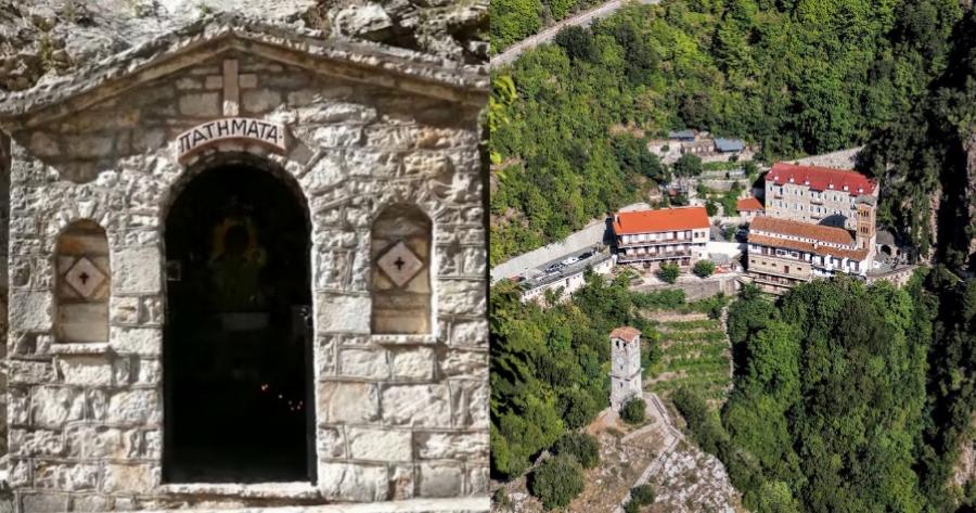 Προυσός Ευρυτανίας: Η ιστορία και το θαύμα με τα πατήματα της Παναγίας