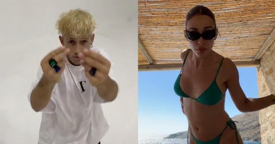 Η πρόσκληση για χορό του Τάσου Ξιαρχό στην Ελένη Φουρέιρα και η απάντηση της με βίντεο από την Μύκονο