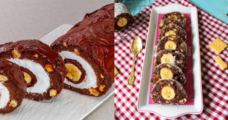 Σοκολατένιος καλοκαιρινός πειρασμός: Γλυκό ψυγείου με πραλίνα σοκολάτας, μπανάνα και μπισκότα – Έτοιμο σε 5 λεπτά