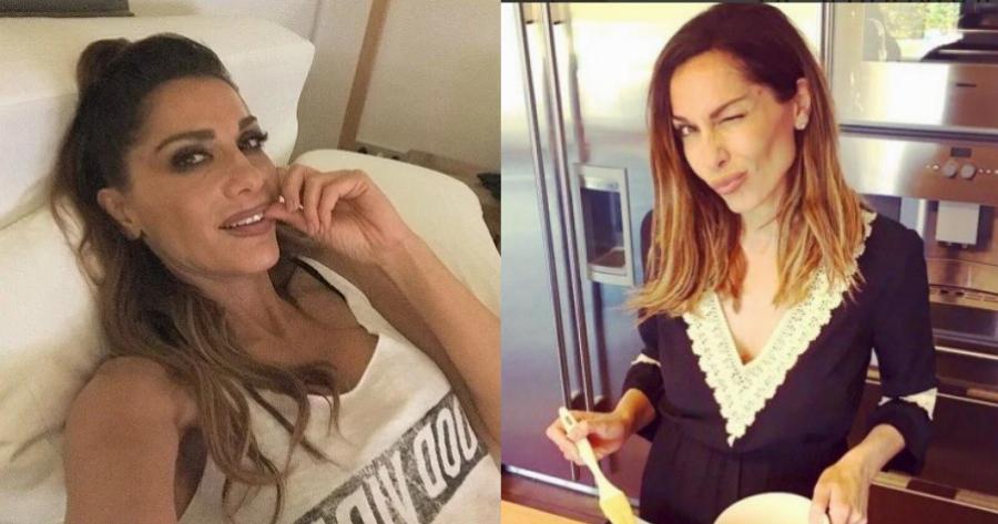 Θα το ζήλευαν και οι πιο έμπειροι διακοσμητές: Το σπίτι της Δέσποινας Βανδή, η μοντέρνα μαύρη κουζίνα και τα έντονα στοιχεία ξύλου