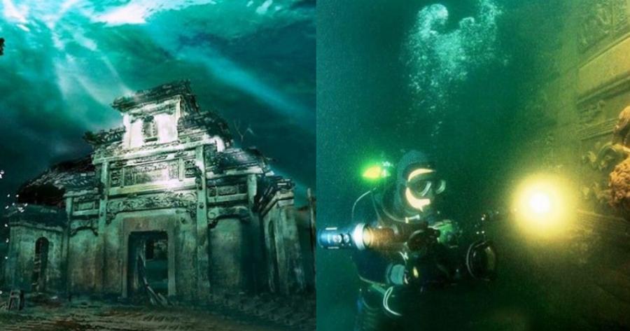Η πιο επιβλητική υποθαλάσσια πόλη στον κόσμο με τα καλύτερα σωζόμενα κτίρια κάτω από το νερό