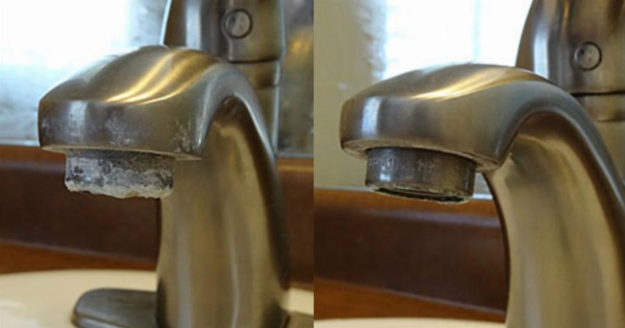 Το πάμφθηνο υλικό, που υπάρχει σε κάθε σπίτι, θα εξαφανίσει μια καλή τα άλατα από το νεροχύτη σας