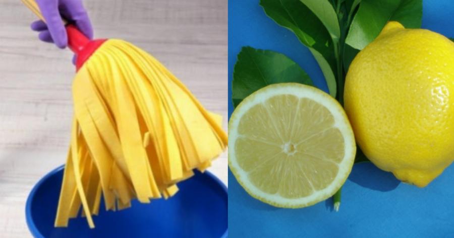 Σφουγγάρισμα με διάρκεια: Το έξυπνο κόλπο με το λεμόνι για μοσχομυριστό σπίτι