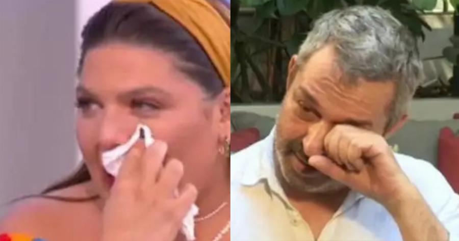 Χρήστος Χατζηπαναγιώτης: Ξέσπασε σε κλάματα στην κάμερα του Mega – Συγκινημένη η Δανάη Μπάρκα