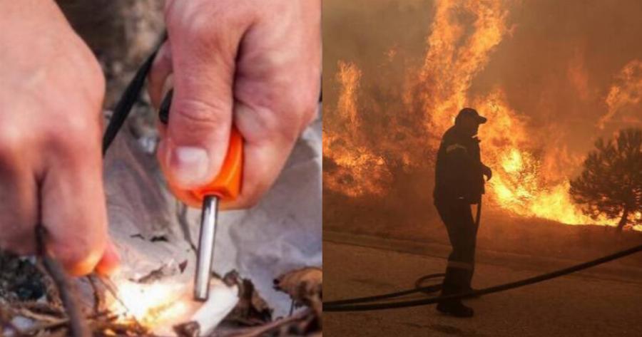 Οδηγείται στη φυλακή: Αυτός είναι ο άνδρας που συνελήφθη για εμπρησμό στην Ηλεία