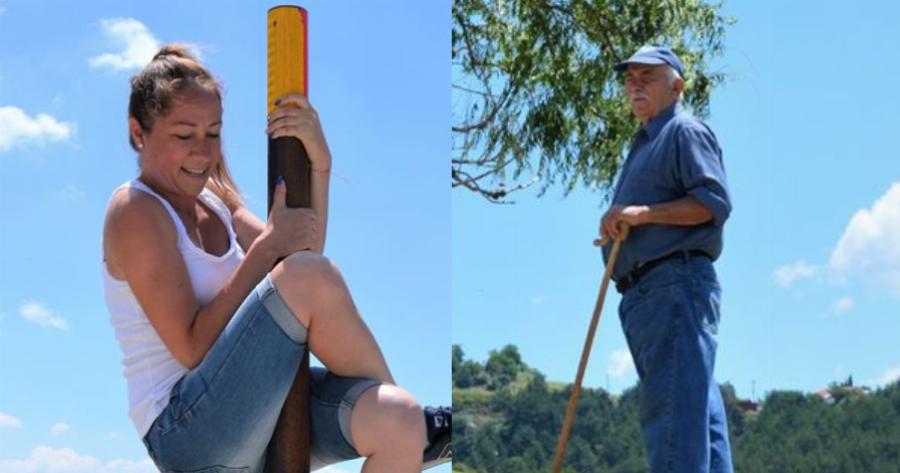 Ξετρέλανε τους κτηνοτρόφους: Τουρίστρια έκανε pole dancing σε κολόνα του δρόμου